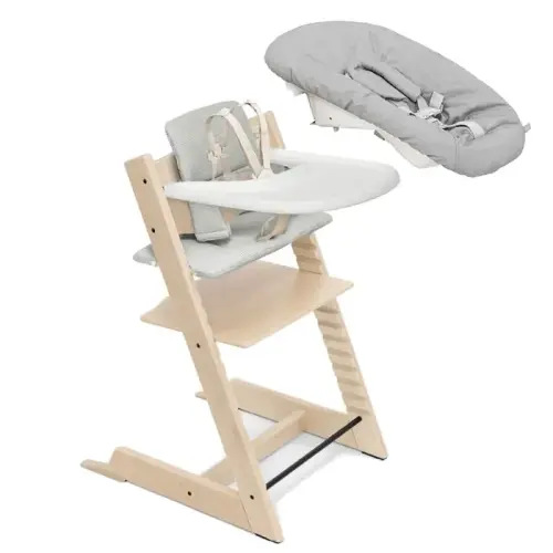 Tripp Trapp® High Chair² and Cushion with Stokke® Tray and Newborn Set