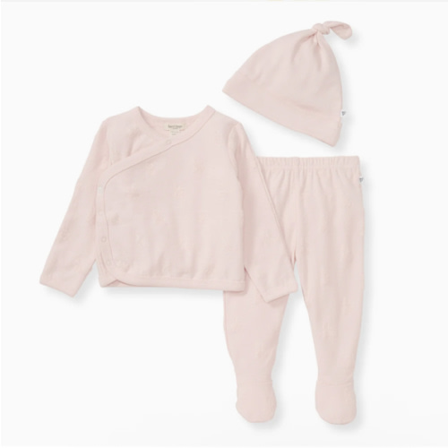Organic Raised Terry Bee Take Me Home 3 Piece Set - Ranunculus – Burt's Bees Baby