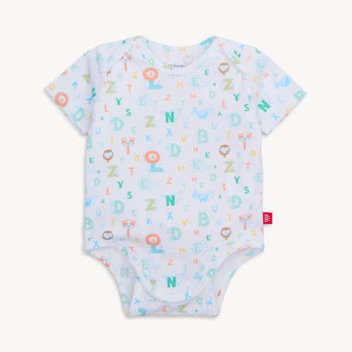 alphabet soup cloudstretch™ magnetic tiny tornado bodysuit – Magnetic Me