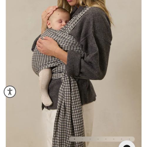 Stormy Houndstooth Wrap