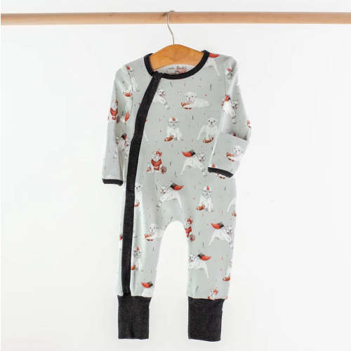 Georgia MVP Organic Cotton Zipper Pajamas