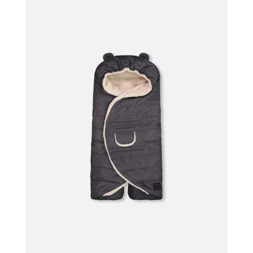 Snuggly Wrap Textured Gray For Car Seat And Stroller