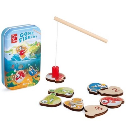 Hape: Gone Fishin'! - Kids Magnetic Fishing Game, Learn Basic Math Skills, 2+