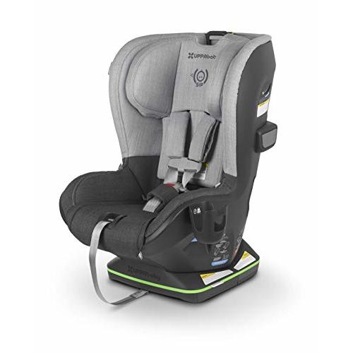 UPPAbaby Knox Convertible Car Seat / Rear Facing and Forward Facing / Intuitive Safety Features / Koroyd + CleanTech Technology / Removeable Cup Holder Included / Jordan (Charcoal Mélange)