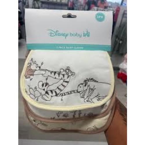 3 Pack Winnie the Pooh Burp Cloths