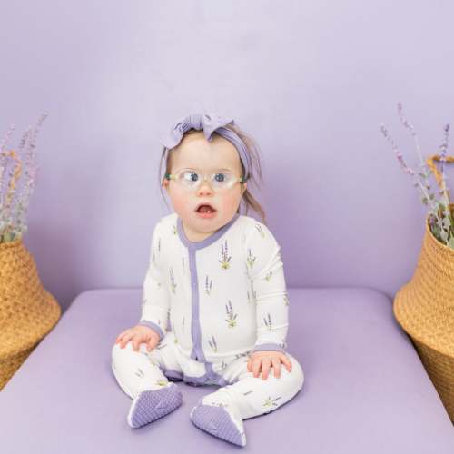 Footie in Lavender