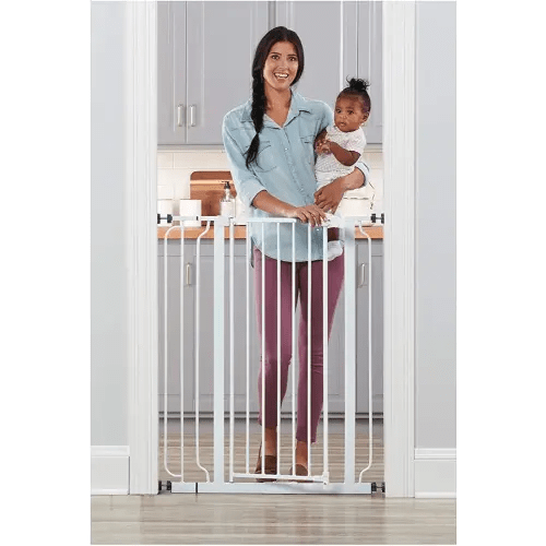 Regalo Safety 36" Extra Tall Baby Gate for Doorways & Bottom of Stairs, Pressure Mount, Toddlers & Pets, 6-24 Months, Tested & Safe for 30 Years, American Designed, American Owned
