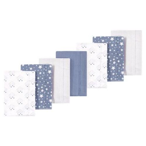 Luvable Friends Hudson Baby Flannel Burp Cloths 7pk