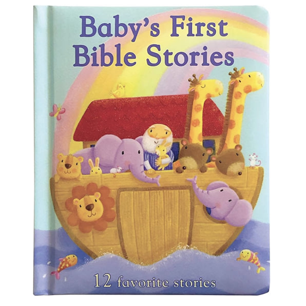 Baby's First Bible Stories Padded Board Book - Gift for Easter, Christmas, Communions, Newborns, Birthdays, Beginner Bible