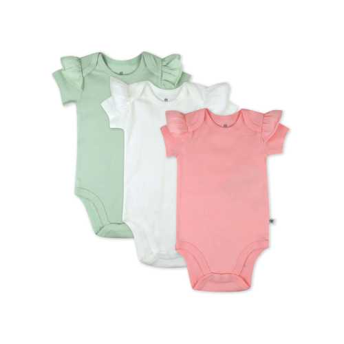 Honest Baby Clothing Organic Cotton Boy/Girl Short Sleeve Bodysuit Set, Newborn to 24M