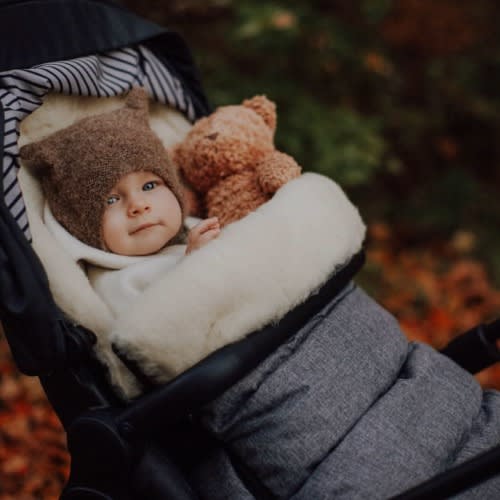 Olive Organic Wool Footmuff
