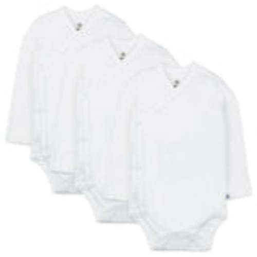3-Pack Organic Cotton Long Sleeve Side-Snap Bodysuits | Honest Baby Clothing