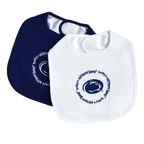 Penn State Infant 2-pack Baby Bib