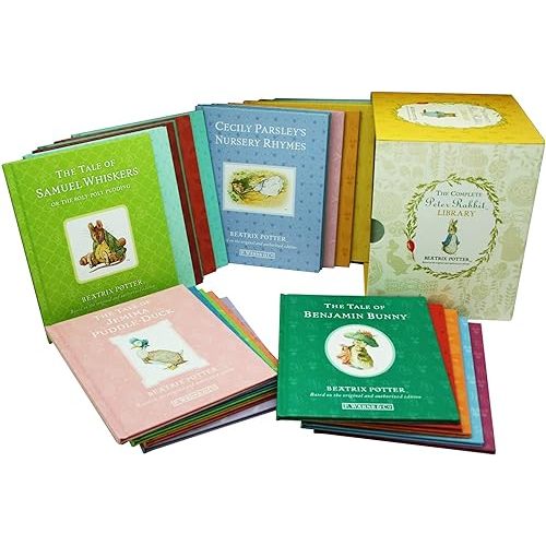The COMPLETE PETER RABBIT Library Boxed Set of 23 Books by Beatrix Potter Hardcover