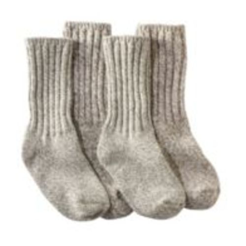 Adults' Merino Wool Ragg Socks, 10" Two-Pack