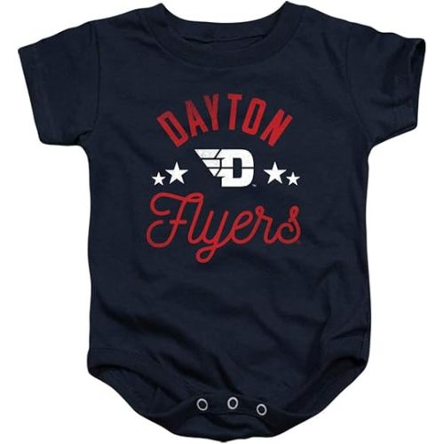University of Dayton Official Flyers Unisex Infant Snap Suit for Baby,Navy, 6 Months