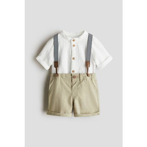 2-PIECE SET WITH SUSPENDERS