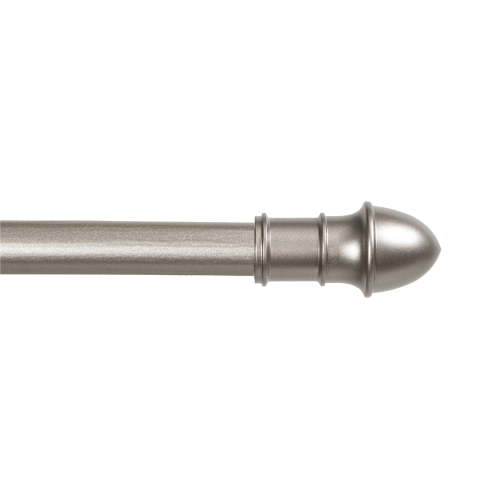Mainstays Madelyn 7/16” Diameter Adjustable Café Curtain Rod Set, 28-48" Adjustable Length