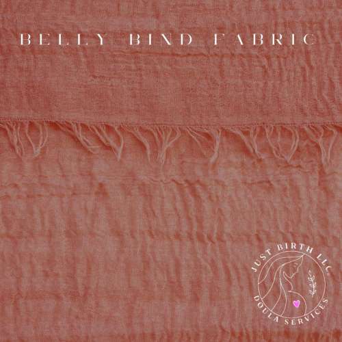 Postpartum Belly Binding Wrap – Organic Gauze Cotton Support for Healing After Birth | Bengkung Style Wrap for New Moms