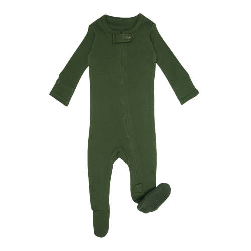 Forest | Organic Zipper Footie – L'ovedbaby