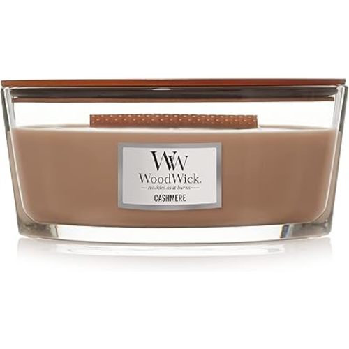 WoodWick Ellipse Candle, Cashmere, 16 oz.