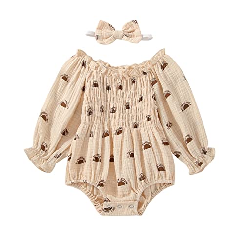 JLKGICF Infant Newborn Baby Girl Floral Romper Kids Spaghetti Strap One Piece Jumpsuit Shorts Toddler Summer Overall Clothes