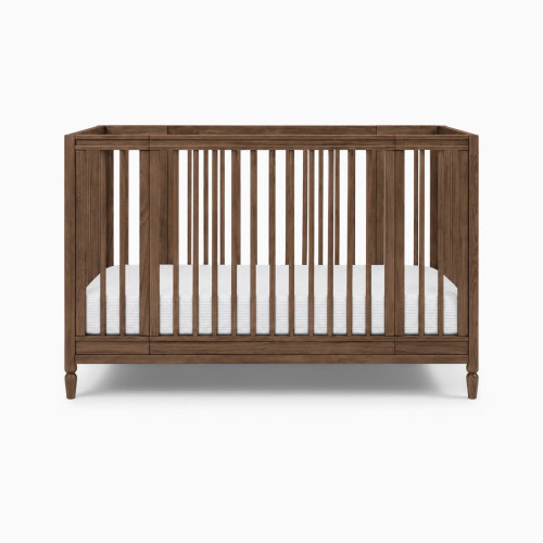 Delta Children Jalen Grow With Me 9-in-1 Convertible Bassinet to Crib - Teak Brown