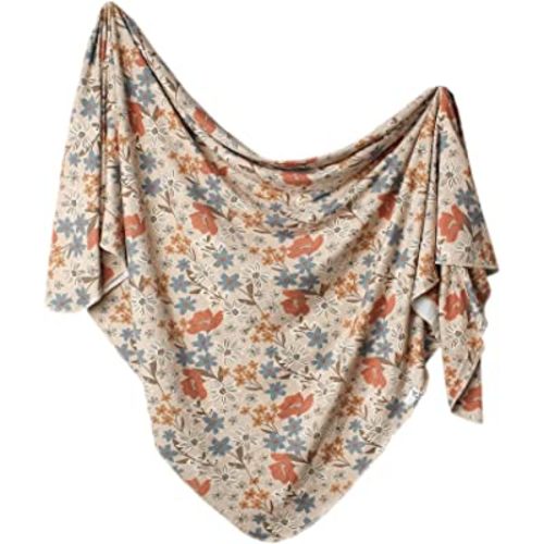 Copper Pearl Baby Swaddle Blanket - Wearable Premium Knit Baby Blanket, Large Soft Stretchy Receiving Blankets for Baby Boy and Girl, Swaddles for Newborn, Infant, and Toddler (Eden)