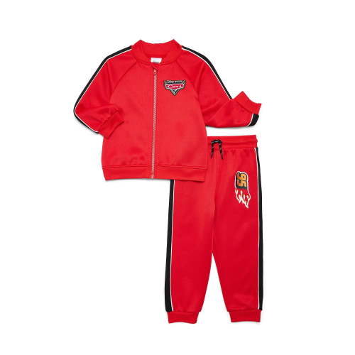 Disney Pixar Cars Toddler Boys Track Jacket and Jogger Pants Set, 2-Piece, Sizes 12M-5T