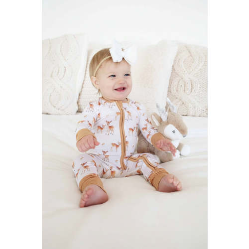 Friendly Fawns Convertible Zip Romper