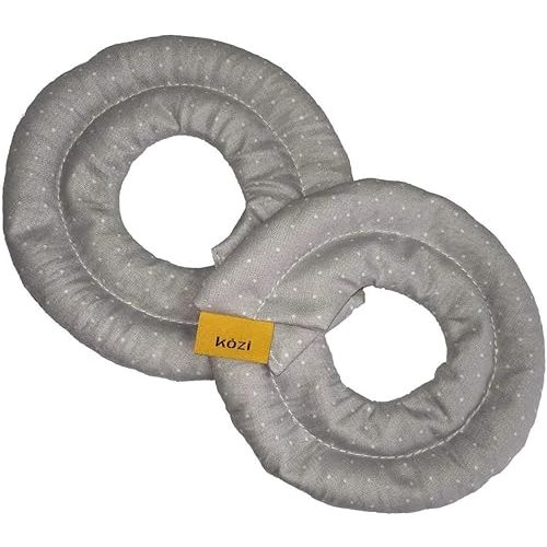 Herbal Concepts Breast Kozi Hot Cold Nursing Pads for Breastfeeding, 2 Pack – Microwavable Flaxseed Wrap for Engorgement, Clogged Ducts & Mastitis Relief