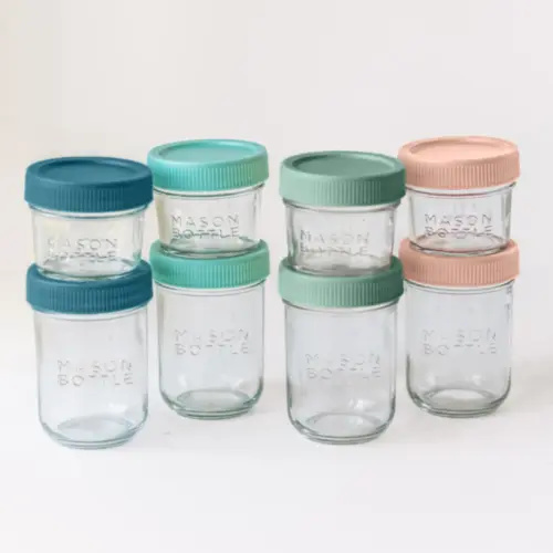 Breast Milk Storage Jar Set / Set de frascos para almacenar leche materna