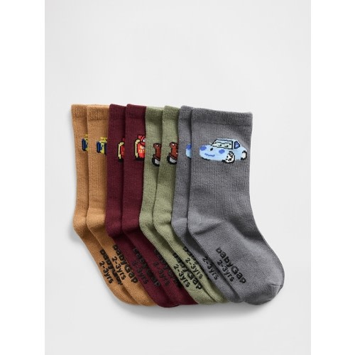 babyGap × Disney Cars Crew Socks (4-Pack)