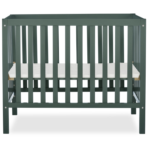 Dream On Me, Edgewood 4-in-1 Convertible Mini Crib, Olive