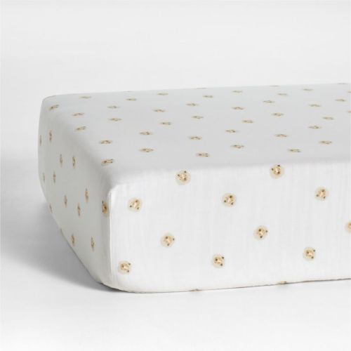 Jungle Lion Organic Cotton Baby Crib Fitted Sheet