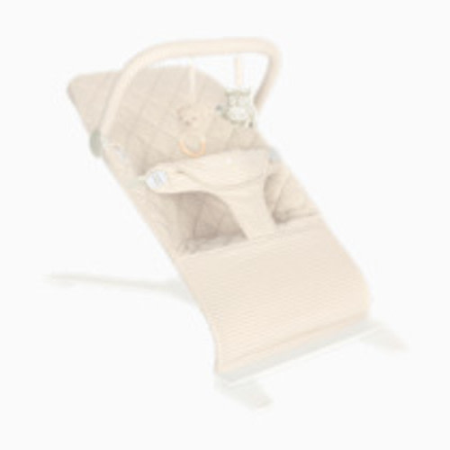 Baby Delight Alpine Deluxe Portable Bouncer - Tan Linen Stripe