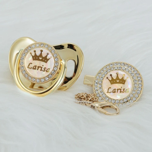 Personalized Name Exquisite Handmade Pacifier Gift for Your Little One