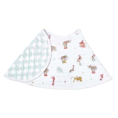 Aden + Anais Essentials Cotton Muslin Burpy Bib - Elephant Circus