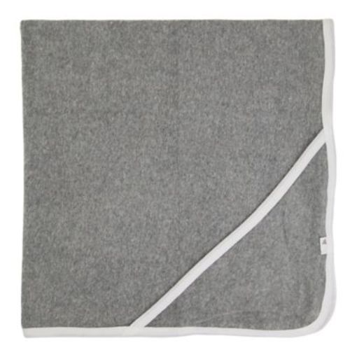 Burt's Bees Baby® Organic Cotton Hooded Towel in Heather Grey - HEATHER GREY - 29" X 29"