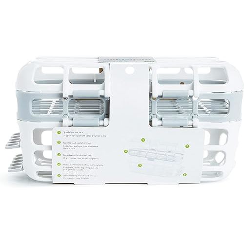 Munchkin® High Capacity Dishwasher Basket, 1 Pack, Grey