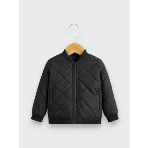 Baby Boy Quilted Bomber Jacket