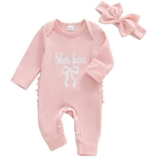 CIYCUIT Baby Girls Cactus Footies Newborn Zip Up Onesie Romper