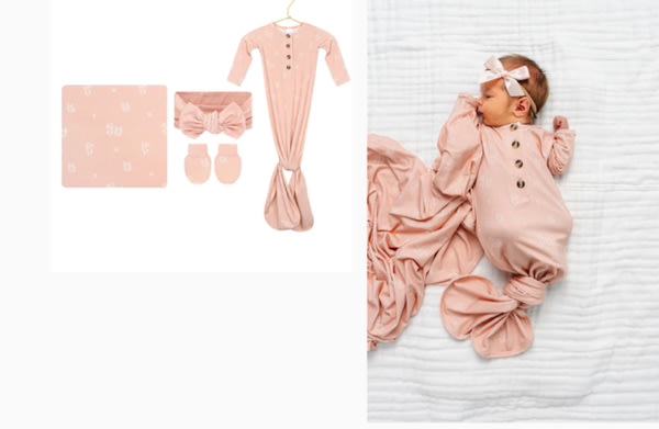 Millie Newborn Headband Bundle (Gown)