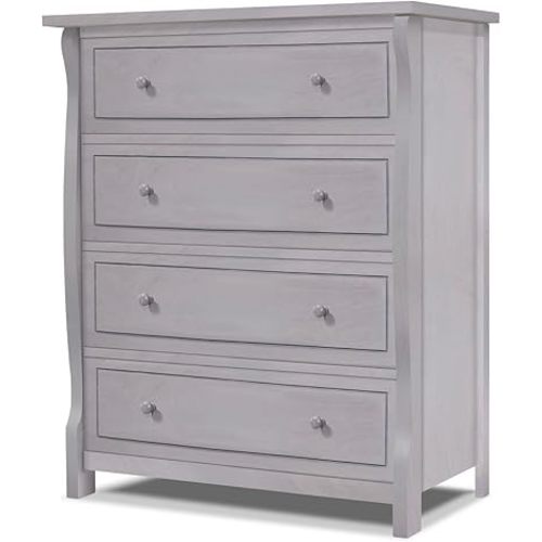Sorelle Furniture Princeton Baby – Nursery Storage with Drawers, Kids Bedroom Furniture, Dresser for Child’s & Infant Room – Weathered Gray