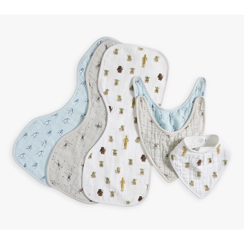 Star Wars™ Organic Muslin Bib and Burp Set