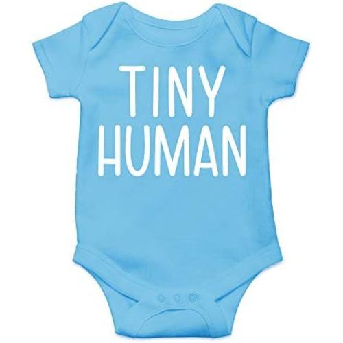 CBTwear Tiny Human - Baby Clothes - Funny Newborn Bodysuit Outfits for Boys and Girls