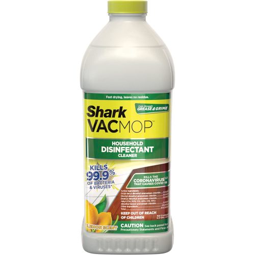 Shark VCD60 VACMOP Disinfectant Cleaner, Lemon Refill 2L Bottle, 4.2 in L x 4.7 in W x 11 in H, Clear, 67 Fl Oz (Pack of 1)