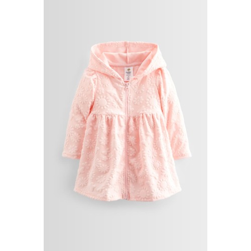 Long Sleeve Terry Cloth Swim Cover-Up