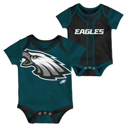 Outerstuff NFL Newborn & Infants 0-24 Months Prime Time Team Graphic 2 Piece Team Graphic Creeper Bodysuit Romper Set