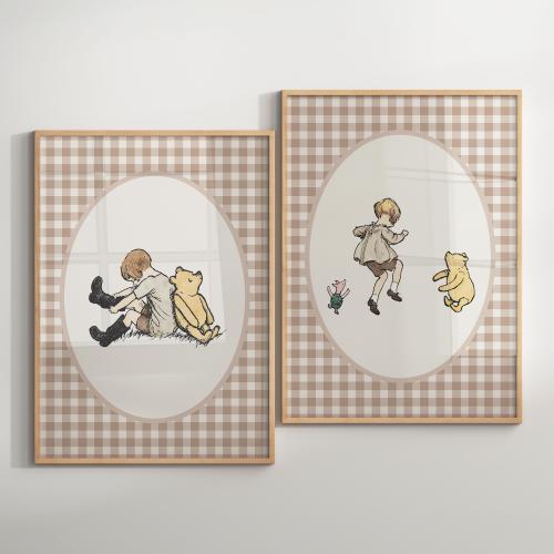 Winnie-the-Pooh Nursery Art Prints Set: Classic Pooh, Unframed